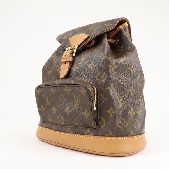 Louis Vuitton Classic Monogram Backpack in Rich Brown and Tan - Picture 4 of 16